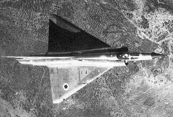 Mirage isralien en mission pendant la guerre des Six jours
